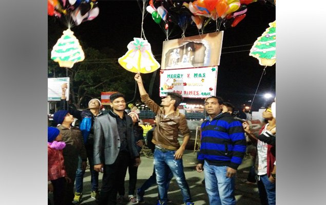 आबू टाइम्स के तत्वाधन में किया गया क्रिससम का विशाल आयोजन