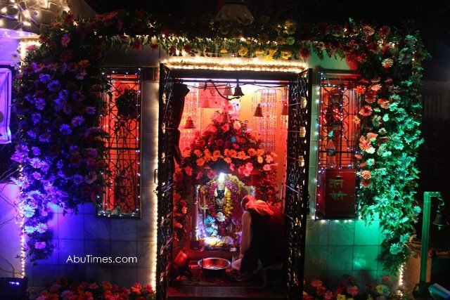 Day 9 was named to the beautiful decorated Maa Kali Temple at Agrasen Garba Mandal 2015
