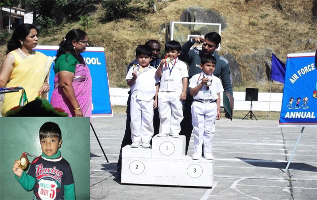 आबूपर्वत के एयरफोर्स स्कूल में वार्षिक प्रतियोगिताओं का सफल आयोजन