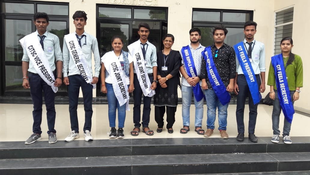 सी.आई.टी महाविद्यालय में छात्र संघ चुनाव संपन्न