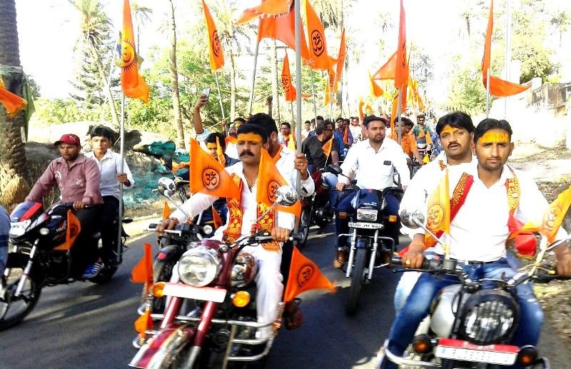 नव संवत्सर की पूर्व संध्या पर निकाली वाहन रैली : माउंट आबू