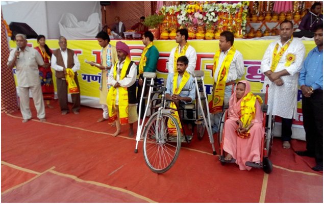 आबूरोड में विशाल निःशुल्क विशेष योग्यजन सहायता शिविर : नारायण सेवा संस्थान, 28/11/2014