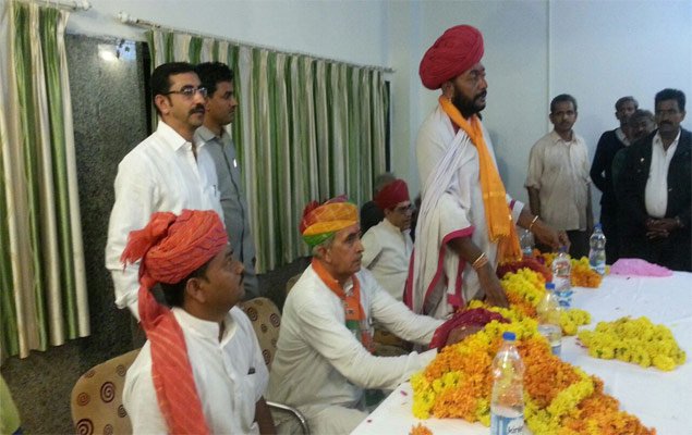 होटल वन्दे मातरम माउंट आबू में देवासी समाज ने राज्य मंत्री श्री ओटा राम जी देवासी का भव्य स्वागत