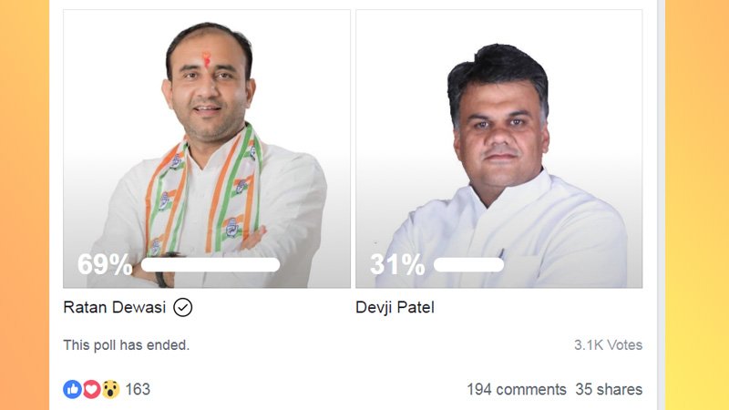 Ratanji wins over Devji in an Online Poll by AbuTimes