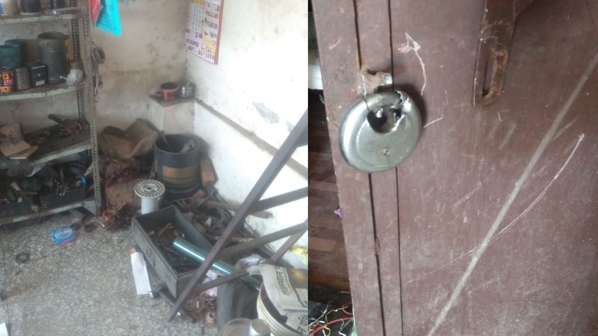 ताला तोड चोरो ने दुकान मे किया हाथ साफ: आबूरोड