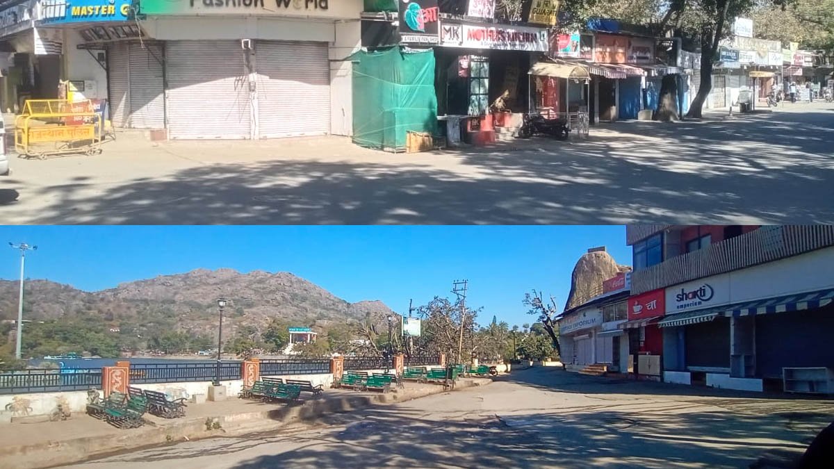प्रतिष्ठान रहे बंद, पर्यटकों के कटे चालान: सन्डे कर्फ्यू माउंट आबू