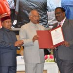 Dengla Sir Receiving National Award